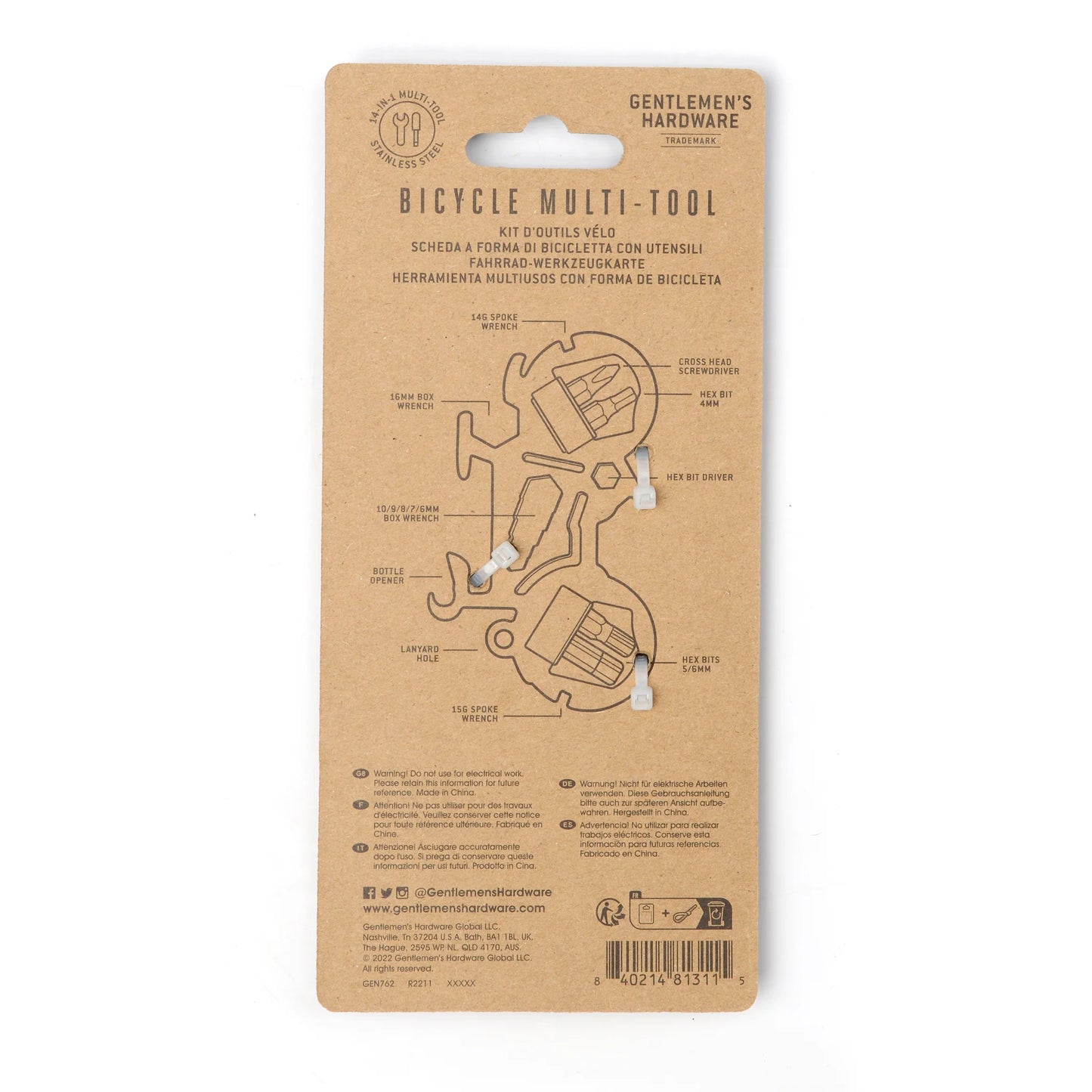 Bicycle Mini Multi-Tool